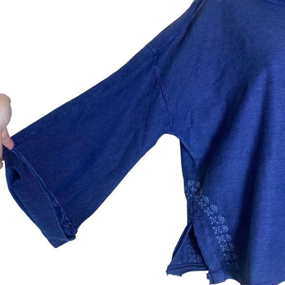 Sundance indigo days sweater xs NWT thick Lagenlook embroidered - Picture 5 of 10